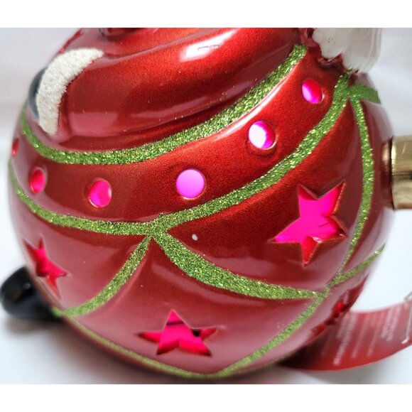 Ceramic Santa Luminary with Flameless Candle RL05290V Tested Works - Picture 5 of 12